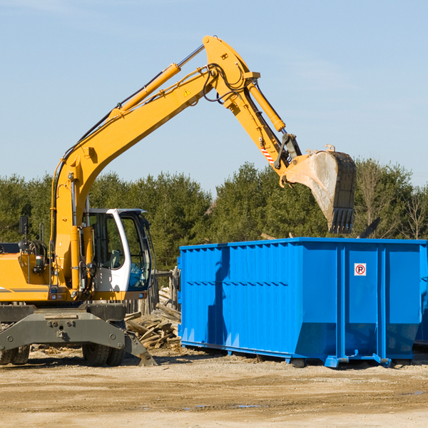 how many times can i have a residential dumpster rental emptied in Forbestown California